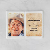 Placa Conmemorativa de Porcelana con Foto, 22 x 30 cm – Porcelana en Forma de Libro para Lápidas